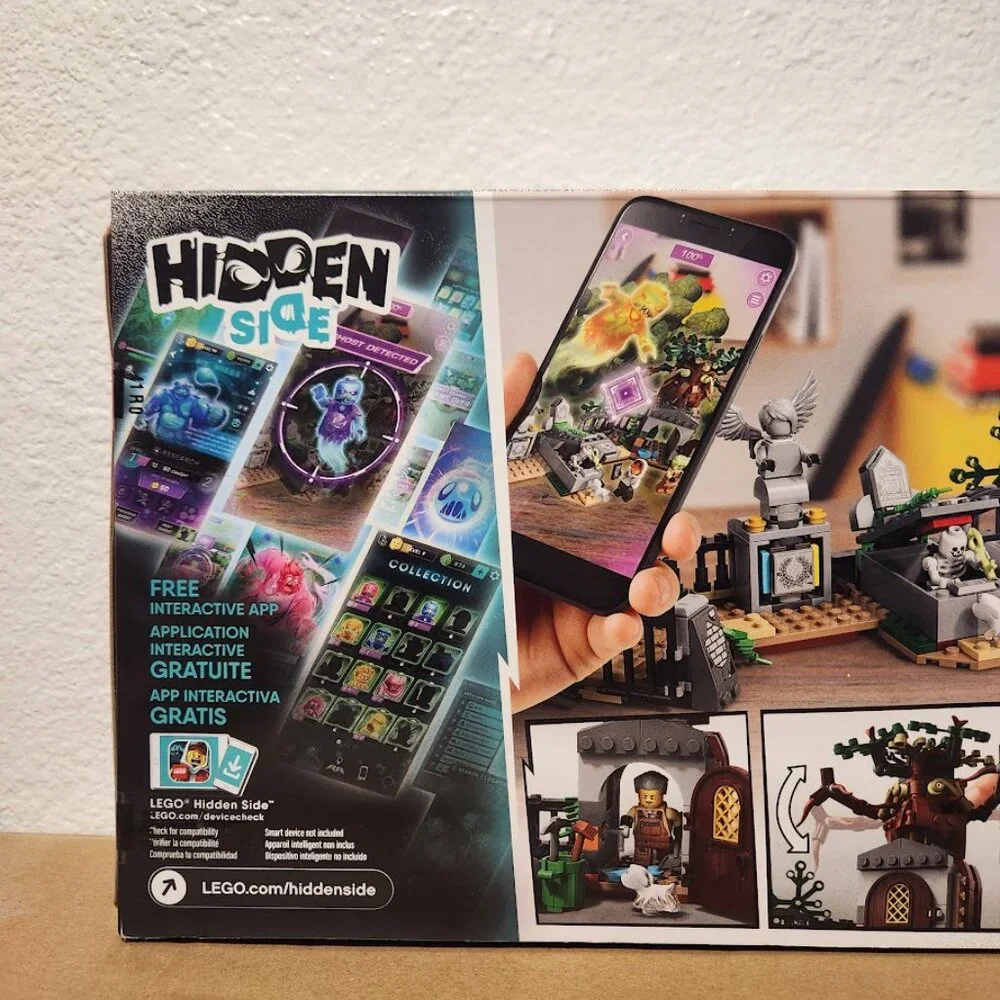 LEGO Hidden Side Graveyard Mystery 70420 Building Kit SET NEW App Toy AR Interac